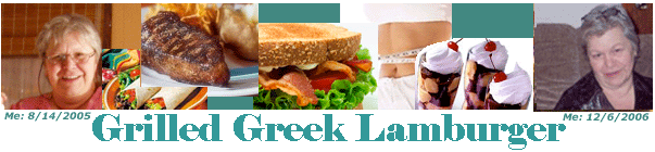 Grilled Greek Lamburger