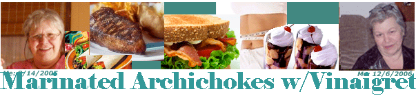 Marinated Archichokes w/Vinaigrette Shrimp